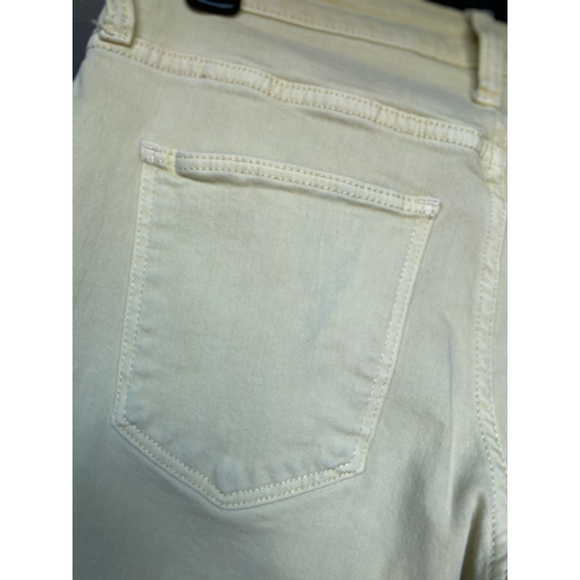 Universal Thread Yellow Denim Jeans High Rise Skinny Jeans Beach Butter Academia - Picture 5 of 6